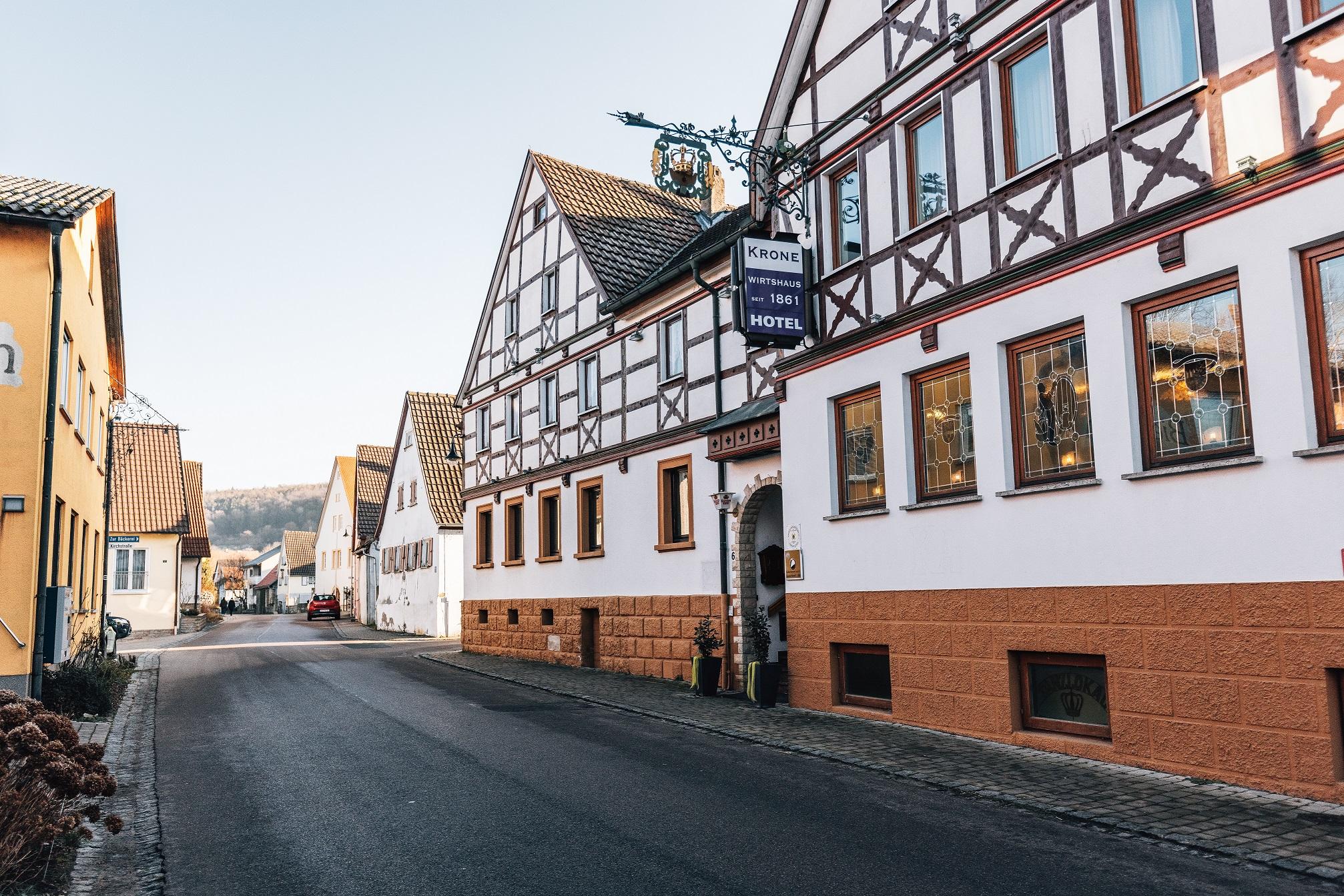 Hotel Krone Тауберреттерсхайм Экстерьер фото